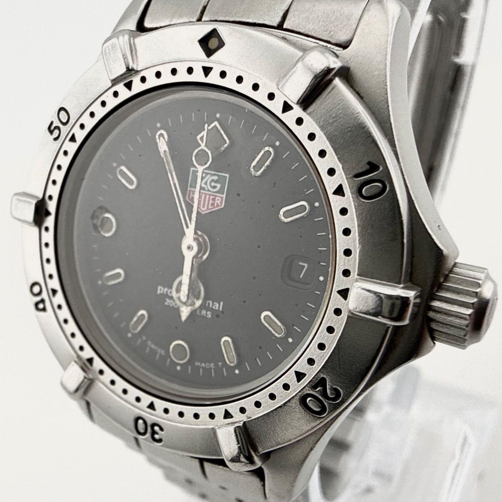Used TAG HEUER 962.008 Professional Ladies Watch Quartz Working Item Battery Replaced [T432]