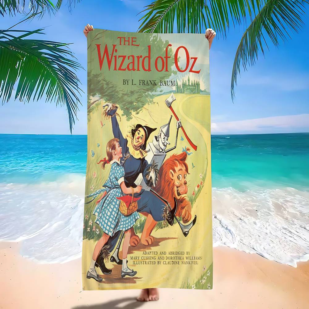 The W-Wizard of O-Oz Big Microfiber Beach Towels Quick Dry Towel Sand Beach Towels Pool Towel for Travel Swim Pool Yoga