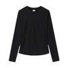 230g Women's Slim-Fit Long Sleeve Round Neck T-Shirt - Trendy, Versatile Casual Base Layer