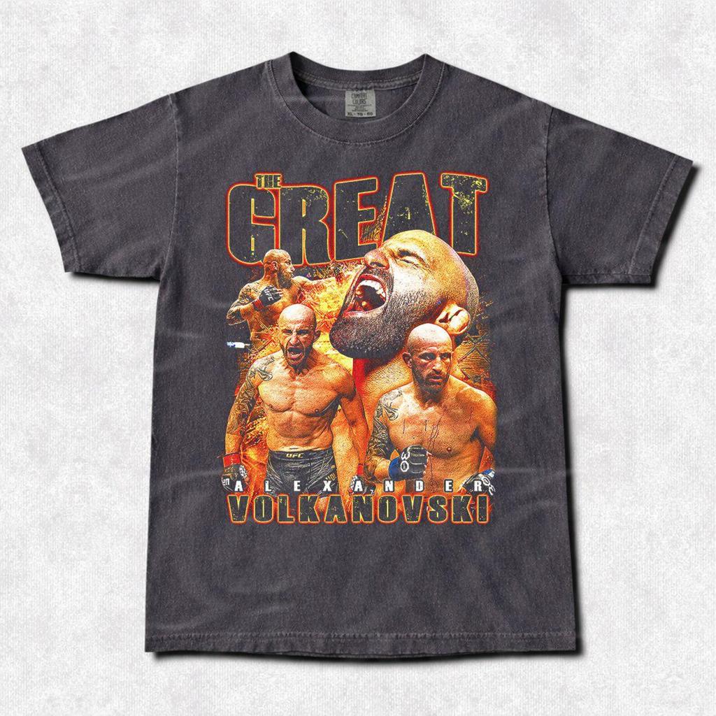 Alexander Volkanovski MMA Vintage T-Shirt: Unisex Cotton Tee
