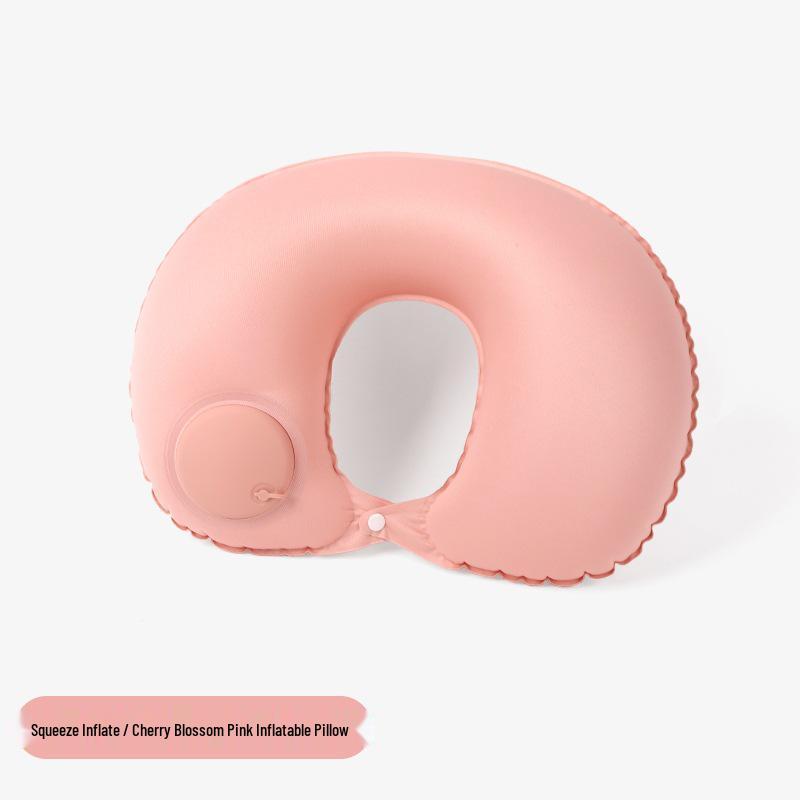 Inflatable U-Shaped Neck Pillow for Outdoor Travel