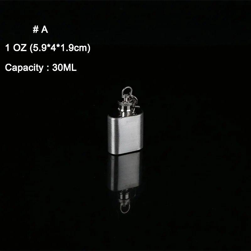 Portable Stainless Steel Liquor Flask for Wine Alcohol Whiskey 1-10oz