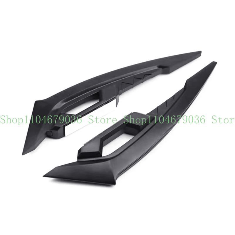 652F 2 Pieces Motorcycle Front Side Spoiler Aerodynamic Claw Winglets Suitable for Electric Scooters Stylish Stable Commuting чёрный