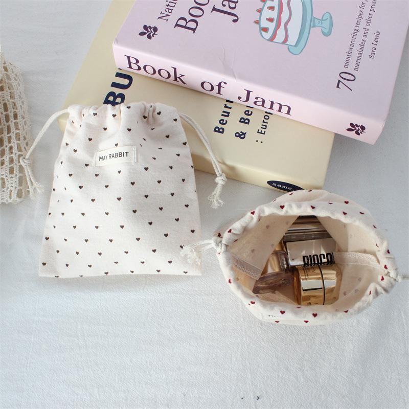Tragbare Kordelzugtasche Niedliche Mini-Kordelzugtaschen Schlüssel-Münzbeutel für unterwegs Reise-Organizer-Taschen Kulturtasche Schmuck-Staubbeutel