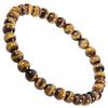 [Shinjuku Gin No Kura] Yellow Tiger Eye 3A Bracelet, 6mm, Approx. 17.0cm (Women's Medium), Natural Stone, Power Stone, Prayer Beads, Bracelet, Yellow