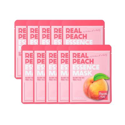 Real Peach Essence Mask 23ml X 10-Piece