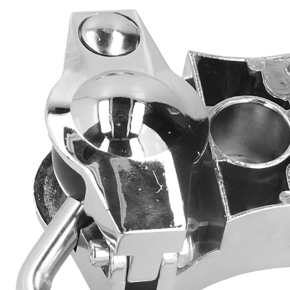 Silver Color Drum Mount Bracket Metal Drum Set Extension Clip Premium Tom Drum Rack Mount For Drum