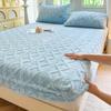 Jacquard Bettdecke 3D Geprägter Samt Matratzenbezug Bettlaken Winter Warm Spannbettlaken Matratzenschoner Verdickt