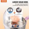 Electric Cotton Candy Machine, 1000W Candy Floss Maker, Commercial Cotton Candy Machine with Cover, Stainless Steel Bowl, Sugar Scoop, Drawer, Perfect