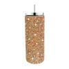 Diamond Stainless Steel Tumbler with Straw 20oz Thermos Bottle Sparkling Water Bottles Shining Coffee Mug Car Thermal Cup Mug