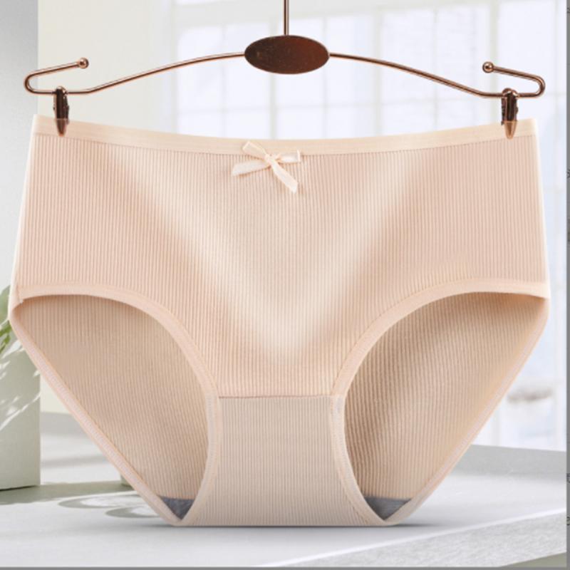 

Женское нижнее белье, корейская версия для студенток, простое бесшовное со средней посадкой, милое и сексуальное нижнее белье большого размера для девочек. XXL