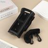 Walkie Talkie Leather Sleeve Hard Leather Carry Case With Shoulder Strap Protective Case For Two Way Radio MTP8550 MTP8500EX