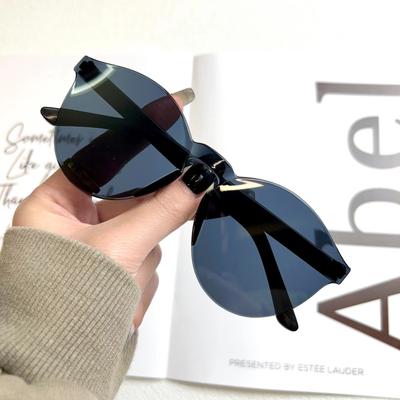 Summer New Round Frame Sunglasses Fashion Beach Jelly Color Sunglasses For Women