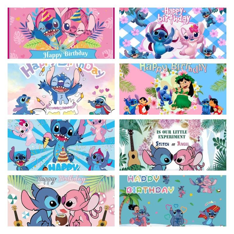 Lovely Lilo Stitch Party Studio Decors Background For Birthday Celebrations!