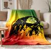 Bob Marley Soft and Comfortable Flannel Suitable for Sofas Living Rooms Outdoor Camping Travel and Also Makes a Great Anniversary Gift