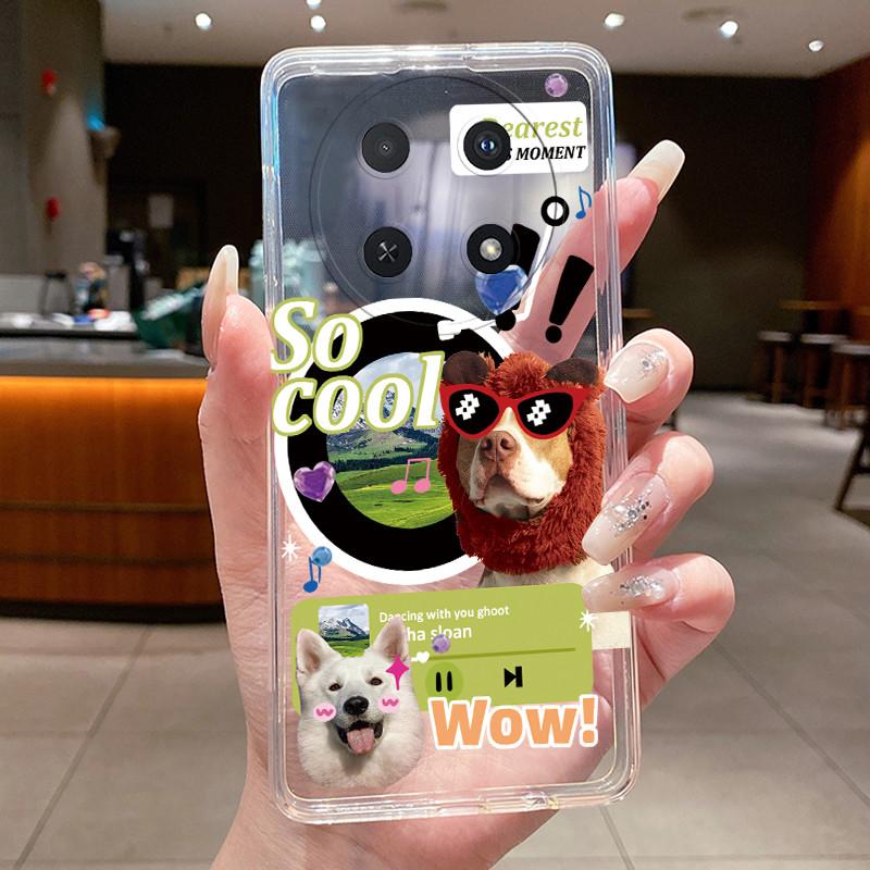 Phone Case For Huawei Nova 12i / Nova 13i Coque Capa Butterfly Bow Protective Casing Transparent Soft Silicone TPU Cover Fundas