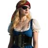 Acessórios de Fantasia de Pirata para Festa Cosplay Conjunto de Faixa de Cabeça e Cinto