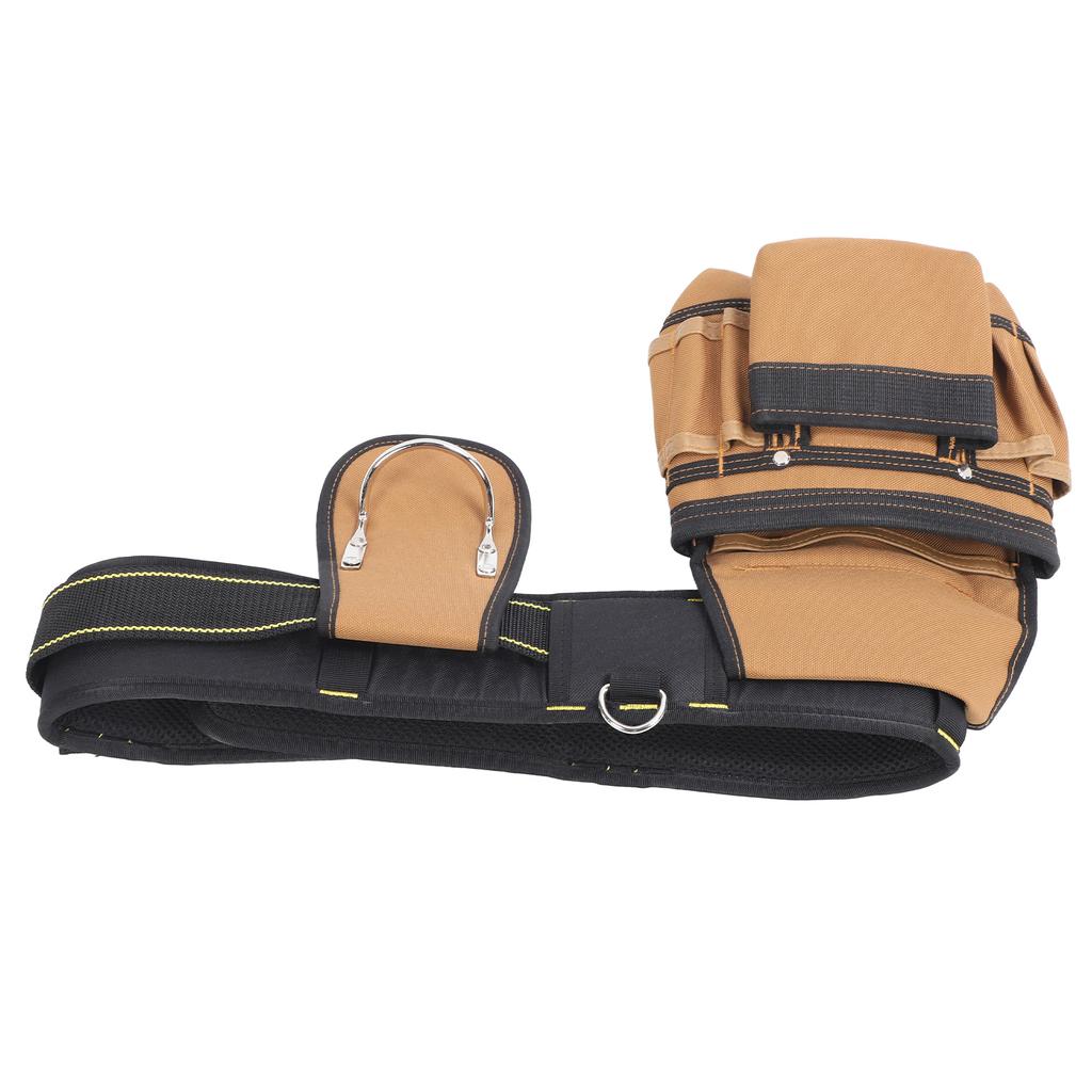 Centură de scule 12 buzunare Husă detașabilă Talie reglabilă Eliberare rapidă Geantă de scule pentru talie cu ciocan