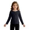 Girls Casual Long Sleeve T-Shirt Fashion Base Layer Tee Top for Daily Wear and Play