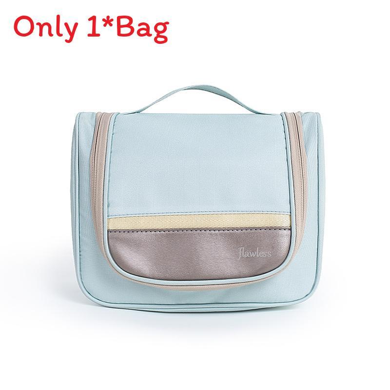 Travel Toiletry Bag With Wet And Dry Compartments For Men And Women