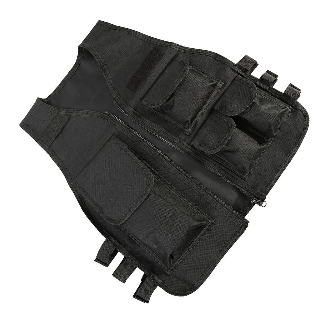 Nylon CS Game Molle Plate Carrier Body Armor Vest For Children (black)