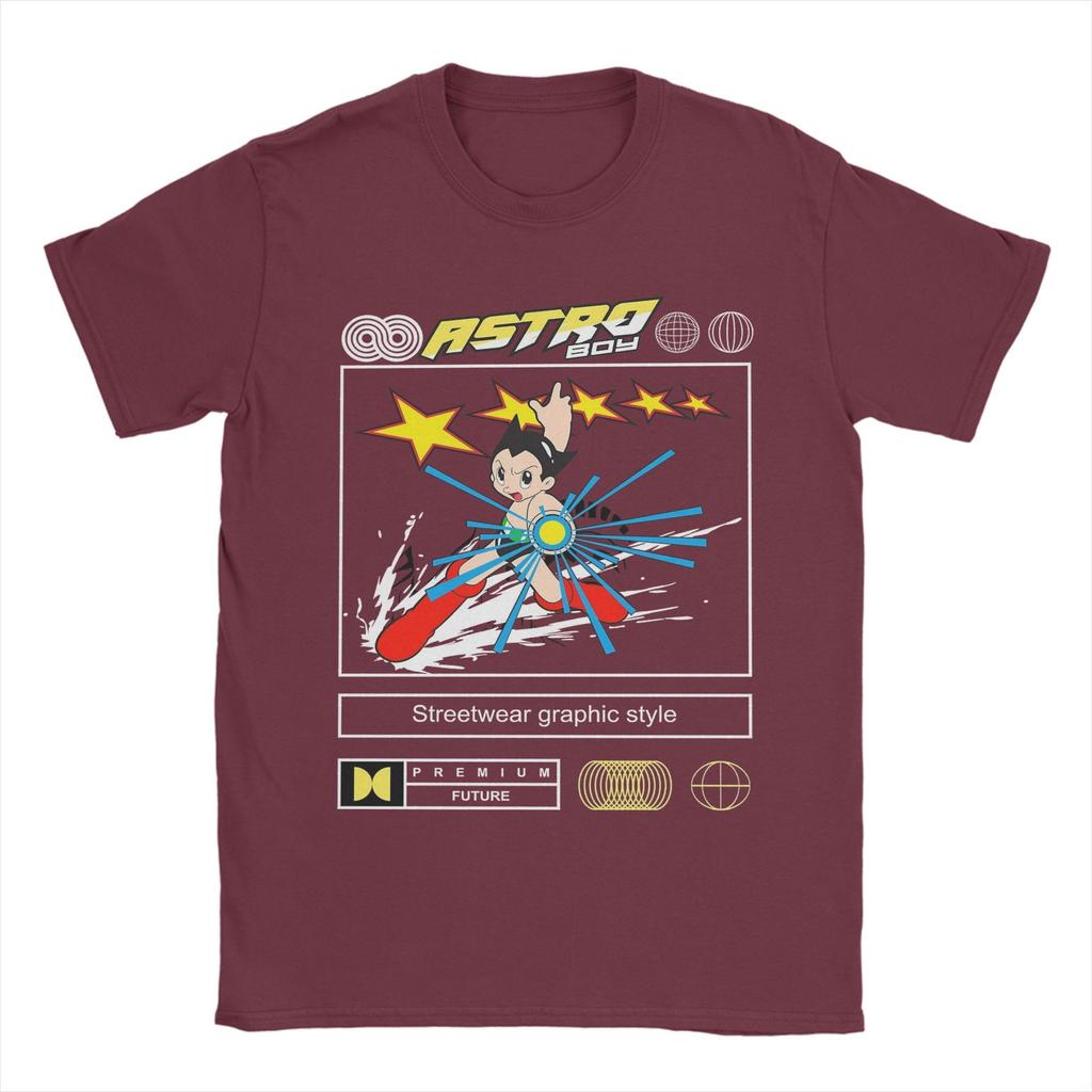 The Iconic Robot Hero Astro Boy T Shirts Men 100% Cotton Funny T-Shirts Crewneck  Tees Short Sleeve Clothing Big Size