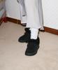 Khiho Lacero Shearing Fur Boots Black