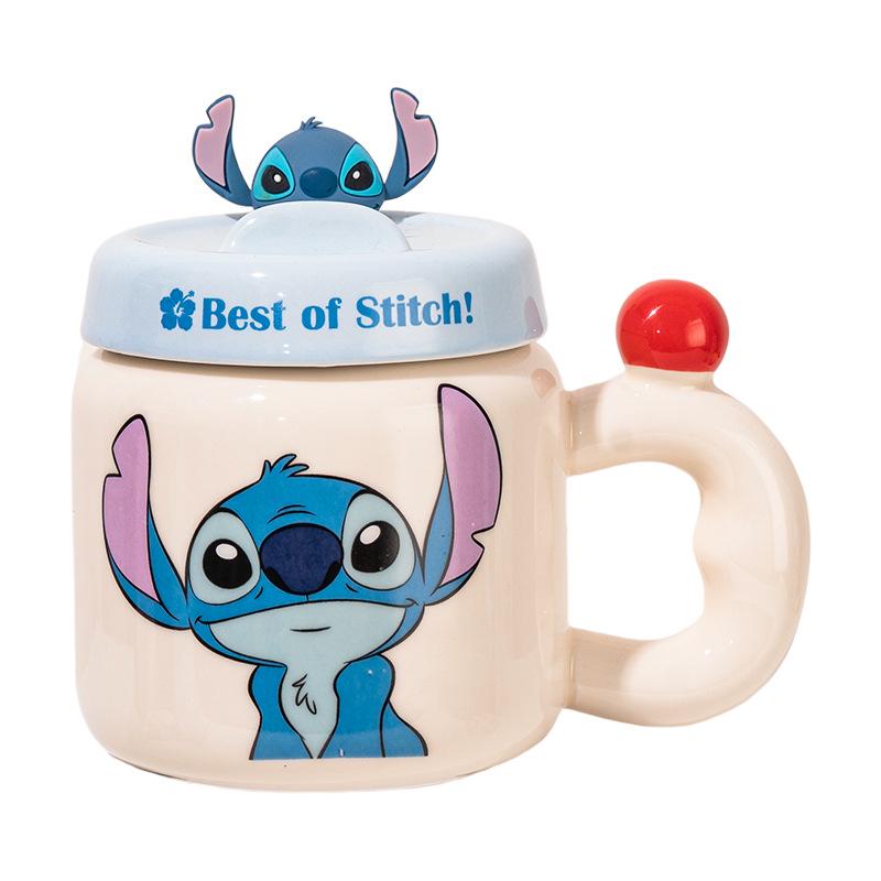 2025 New Style Ceramic Stitch Mug with Lid - Perfect Gift for Girls