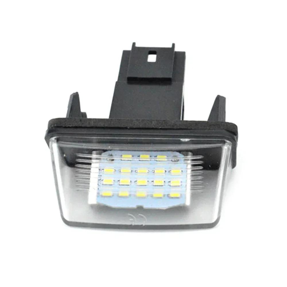 2PCS For Peugeot 206 207 307 308 407 5008 Partner Citroen C3 C4 C5 Xsara Picasso LED Number License Plate Lamp Light