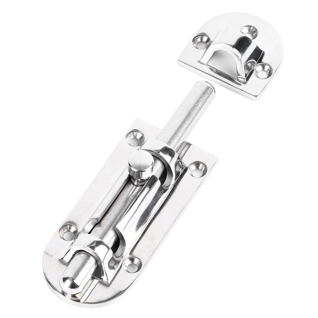 Door Bolt Inside Latch Slide Lock Round Stainless Steel 316 Window Hardware for Small Cabinet
