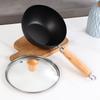 Small Iron Pot Household Wok Non-stick Pan Uncoated Pan Pan Gas Stove Induction Cooker Universal