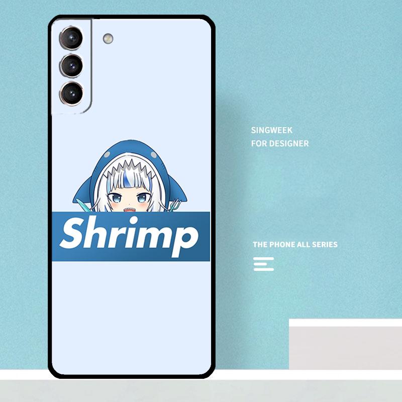 Gawr Gura Hololive Anime Case For Samsung Galaxy S25 Ultra S25 FE S20 S21 S22 S23 Plus S9 S10 S24 Ultra Phone Cover
