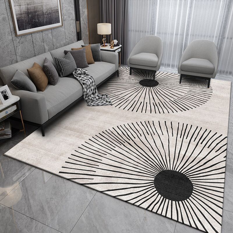 New Minimalist Luxury Carpet, Suitable for High-end Living Room Floor Mats, Home Bedroom Bedside, Crystal Velvet Carpet.