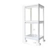 Bathroom & Kitchen Corner Shelf Storage Cart