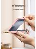 Samsung Z Flip7 Ultra-Thin Premium Leather Ring Case - Elegant, Solid Color Protective Cover