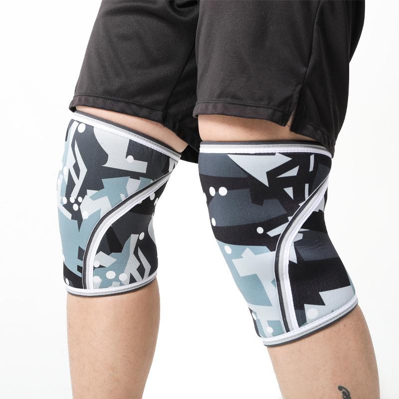 

Sports Knee Pads for Men s Joint Protection Fitness Strongman Weightlifting Squats Camouflage Strength Training Leg Covers 2XL-