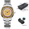 Top Luxury Men's Watch Stainless Steel Alloy Watch Men's Gambling Watch Quartz Watch