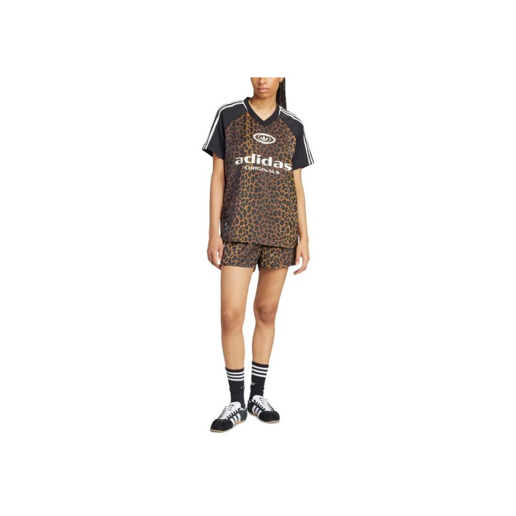 adidas Classica Comoda Maglietta Sportiva a Maniche Corte da Donna Top Rock-Bronze KA2671