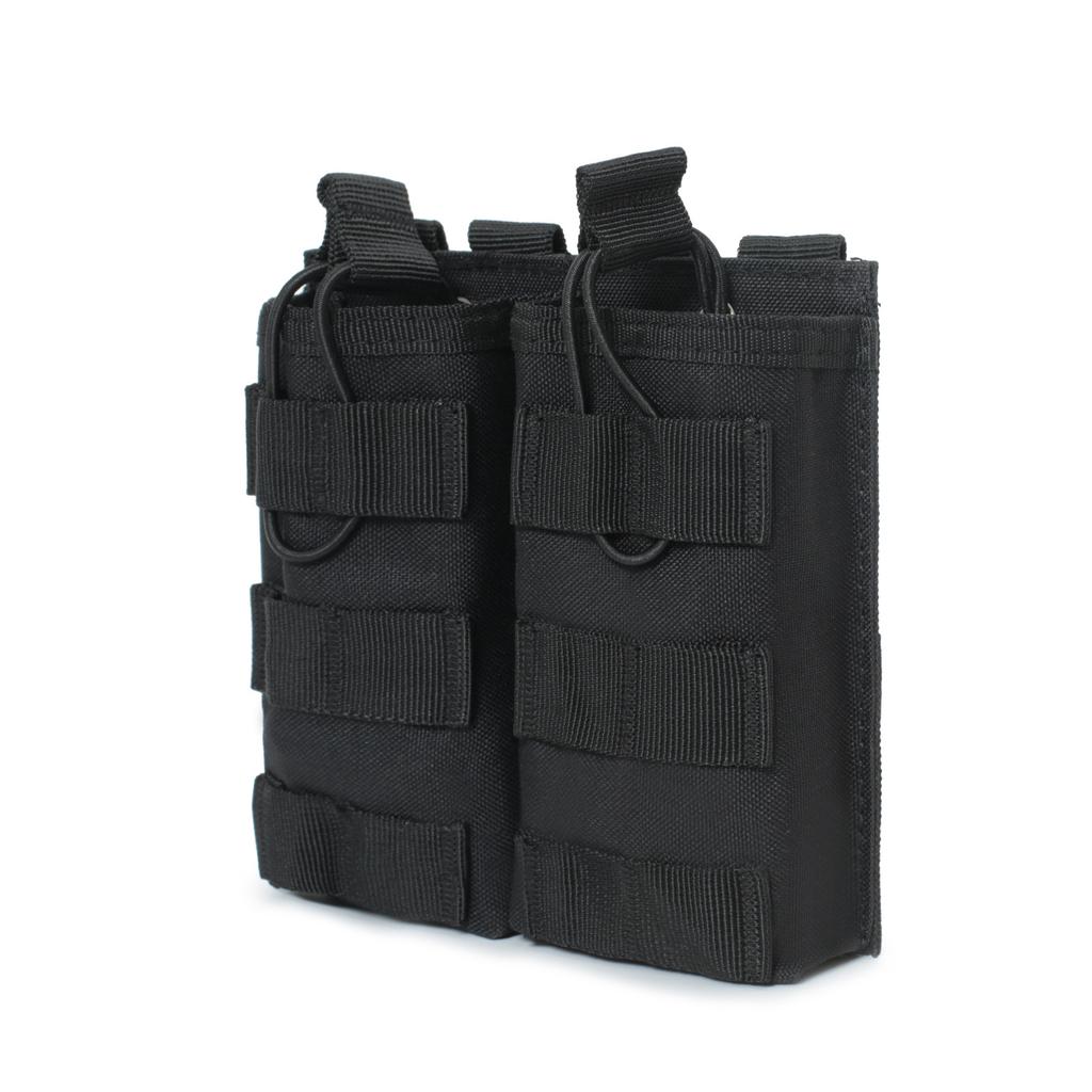 7.62/5.56mm Double Magazine Pouches Tactical Molle AK AR M4 AR15 Rifle Airsoft Paintball Mag Pouch for Hunting Vest Accessories