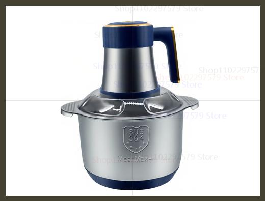 

Электрическая мясорубка, Кухонные комбайны, Мясорубка из нержавеющей стали, Овощерезка емкостью 5 л, Подходит для измельчения продуктов