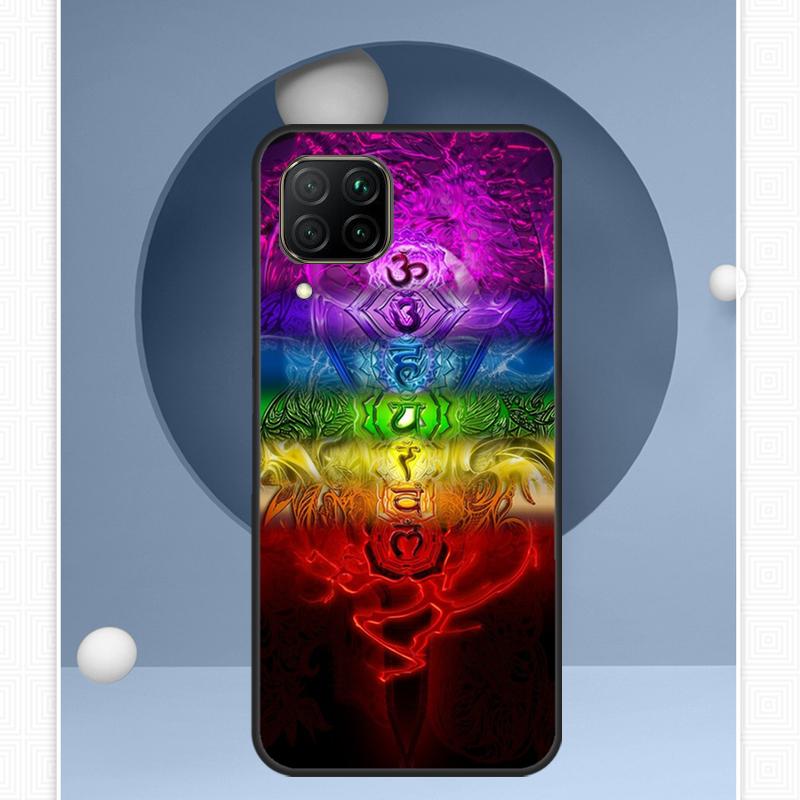 Mandala Chakra Yoga For Huawei Nova 12s 12i 11i 8i Y91 Y60 Y70 Y72 Y90 Y61 9 10 SE P20 P40 Lite P30 P60 Pro Case