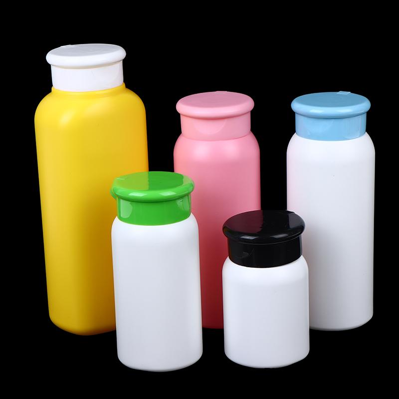 1Pcs 30/50/100/150/200/250/300G Talcum Powder Bottle Refillable Cosmetic Powder Dispenser Plastic Powder Container Empty Bottles