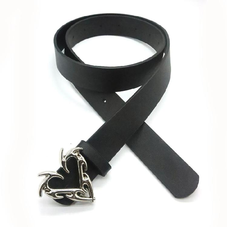 Trendy Waist Belt Chain Punk Heart for Casual Costume Belt for Jeans Dress
