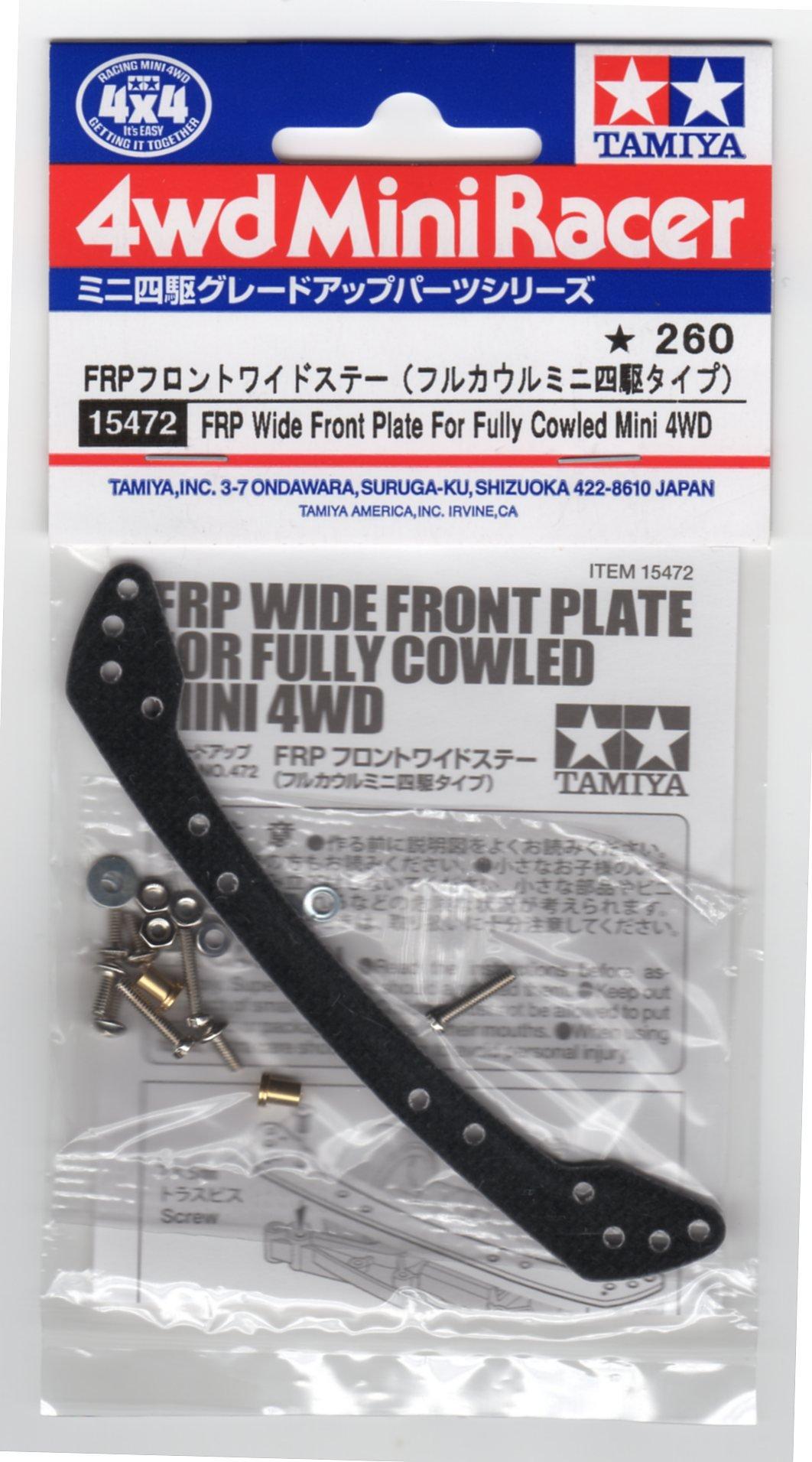 

Tamiya Grade Up Parts Series 472 FRP Front Wide Stay Cowled Mini 4WD 15472 No. GP.472 (Fully Type)