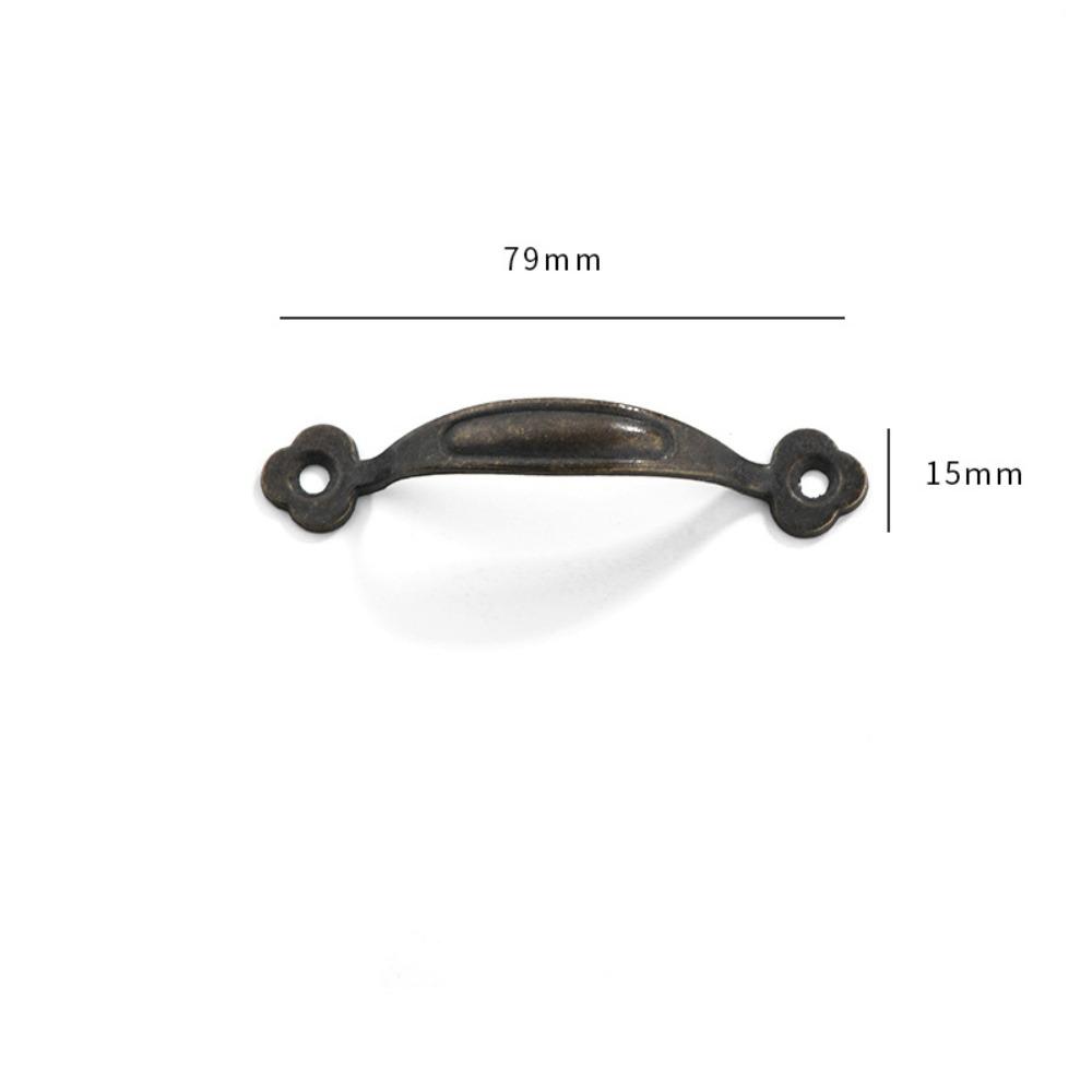 Zinc Alloy Arched Cabinet Door Handles Bronze Wardrobe Door Handle For Cabinet Wardrobe Drawer