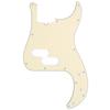 Musiclily Pro Precision Bass Pickguard for American Precision Cream 13-Hole 4-String Bass, 3-Piece