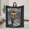Ratchets And Clanks Blanket Quality Super Warm  Bedding Throws Winter Students Couch Bed Funny Bedspread