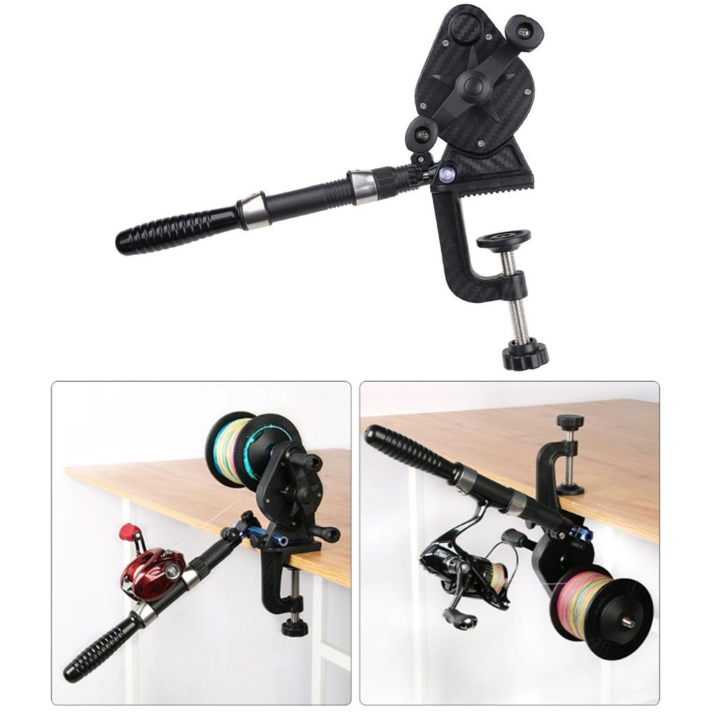 Universals Fishing Line Winder Portable Fishing Line Reel Bidirectioanl Winding Spooler Fishing Tool Accessories