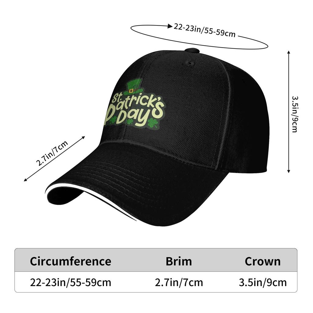 St Patricks Day Casual Baseball Cap Summer Trucker Hat Adjustable Fishing Snapback Cap Men Women Street Style Baseball Caps