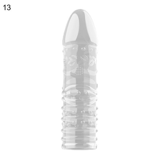 Penis Extension Cover High Toughness Easy Clean Practical Great Male Enlargement Sleeve Sexual Toy for Men